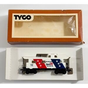 Tyco 8 Wheel Caboose Unisex HO Scale White Spirit of 76 SLSF 1776 327X